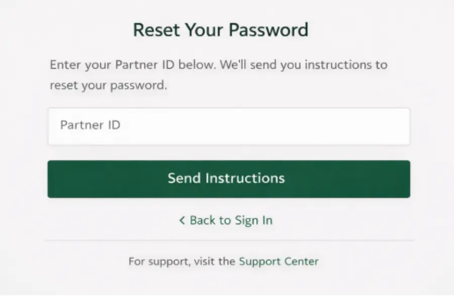 How to Do a Starbucks Partner Hours Password Reset