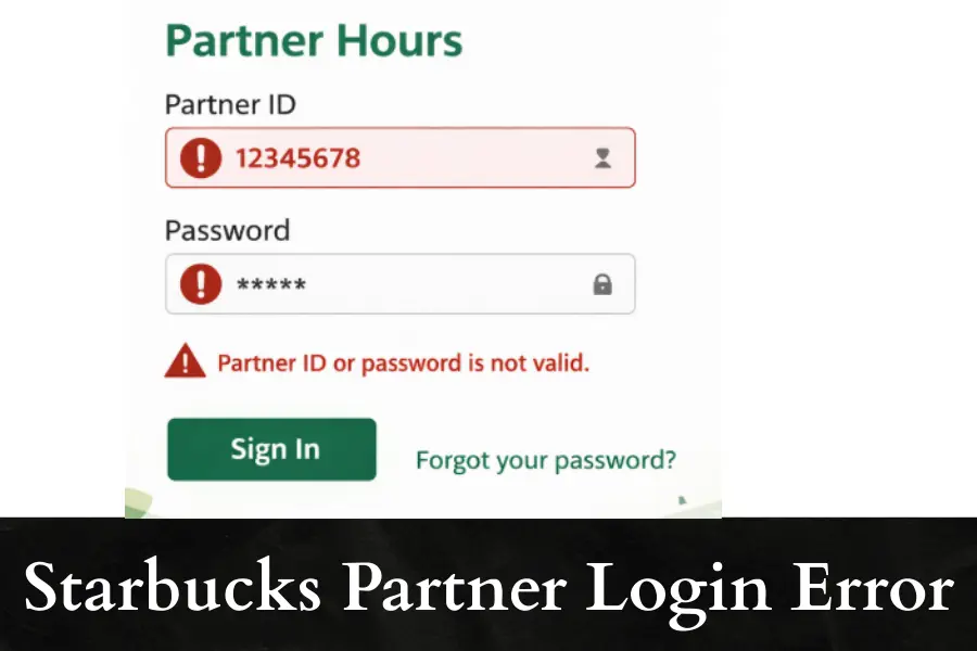 Starbucks Partner Login guide